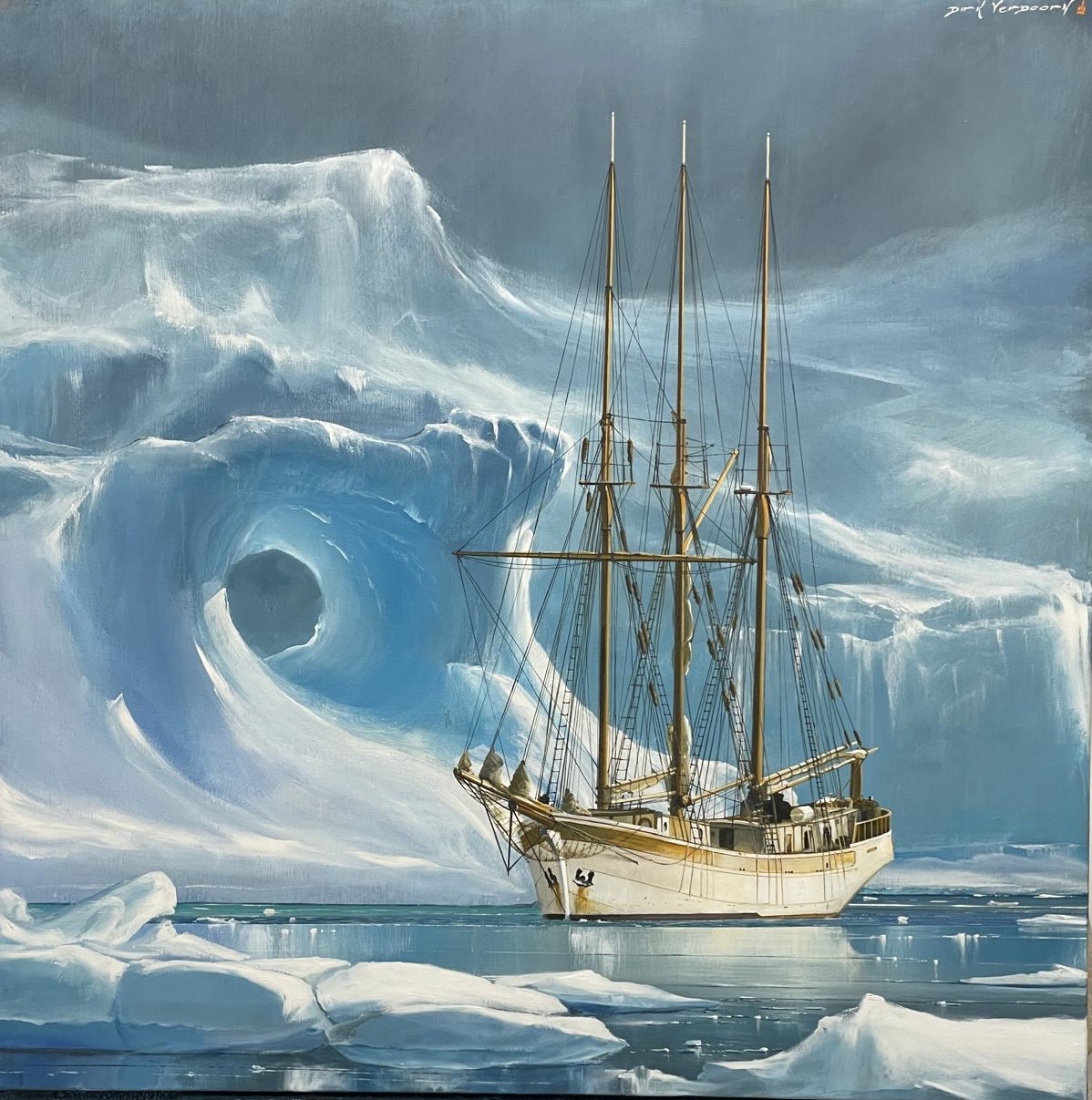 Dirk Verdoorn-Les Glaces-100X100cm