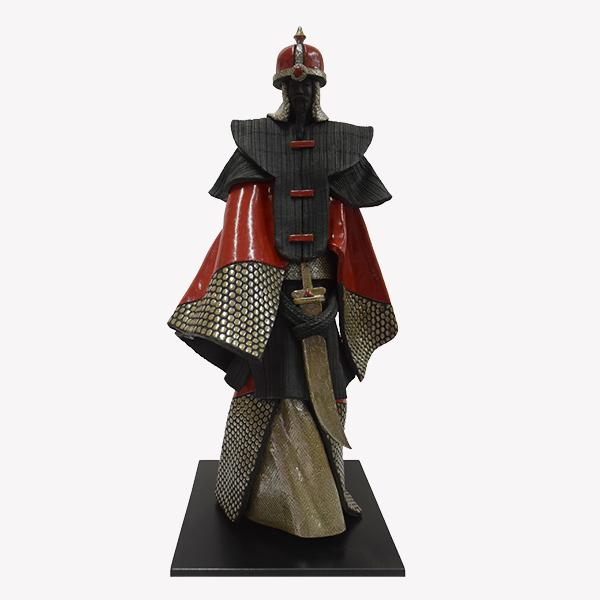 paul-beckrich-soldat-des-provinces- raku-55 cm