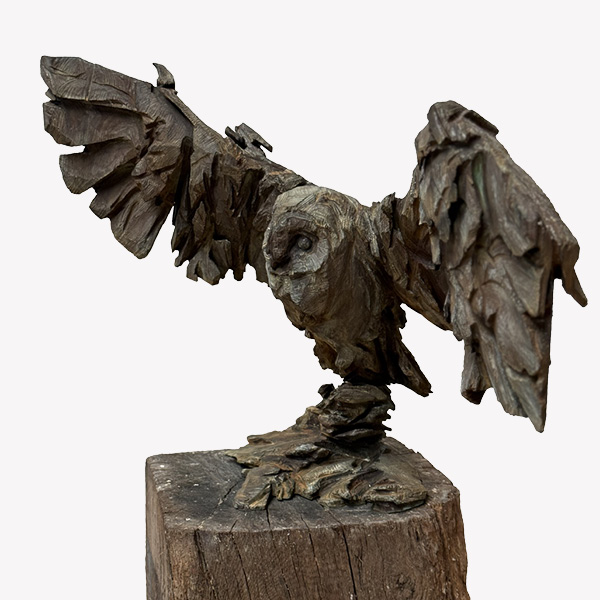 Ling-owl rising- 55x83x35-cm